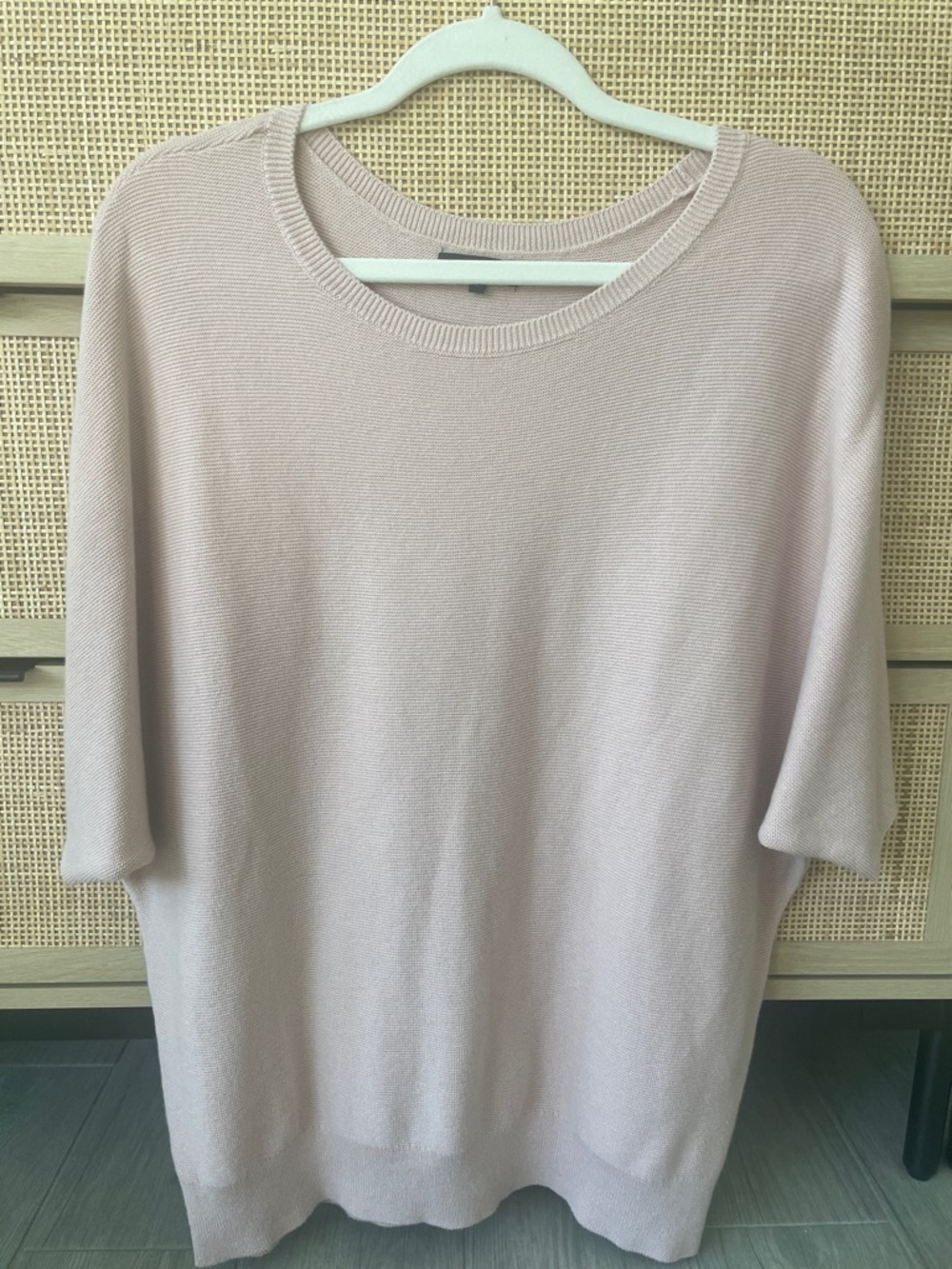 Quince Light Blush Scoop Neck Sweater